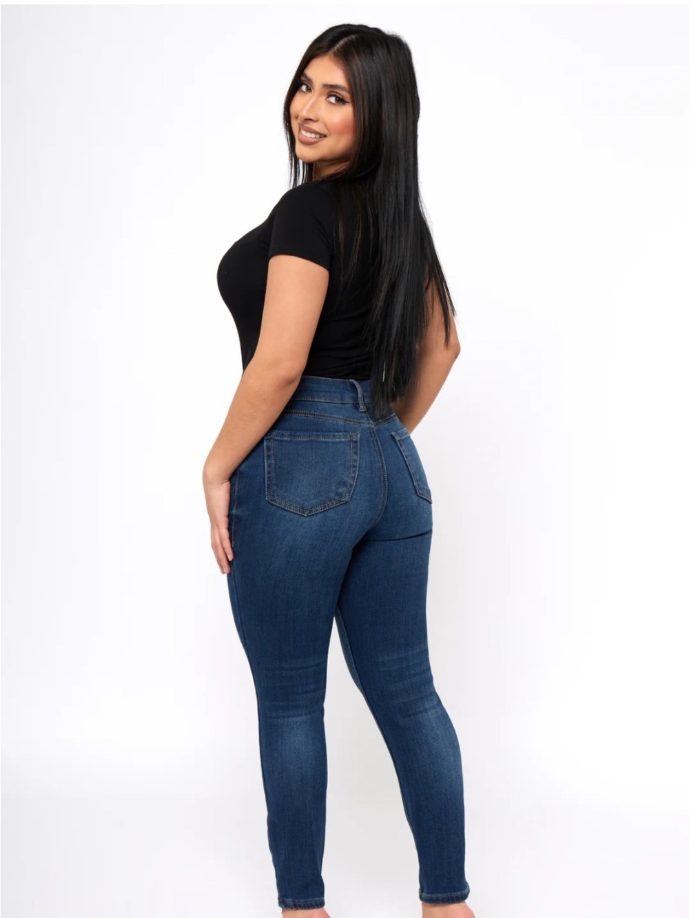 Fiona Boomboom Dark Wash Skinny Jeans